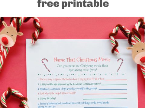 paper with name that christmas movie game