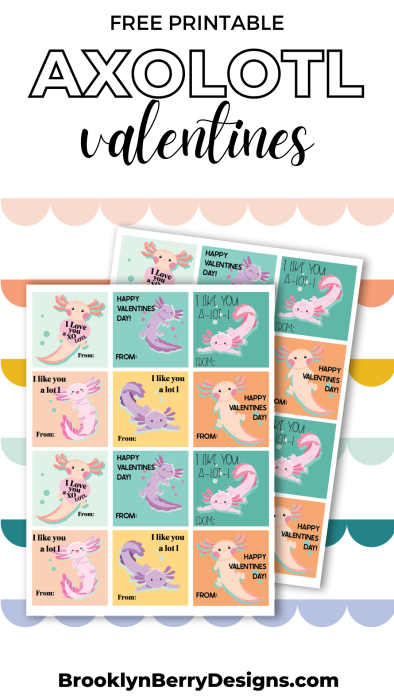 Free Printable Valentines For Kids - Brooklyn Berry Designs