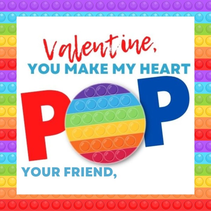 Pop-It Valentine's Day Cards