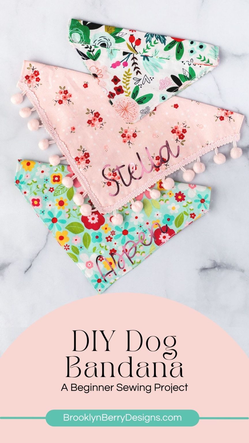 DIY Dog Bandana - Brooklyn Berry Designs