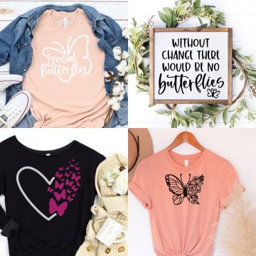 Butterfly Floral SVG - Brooklyn Berry Designs