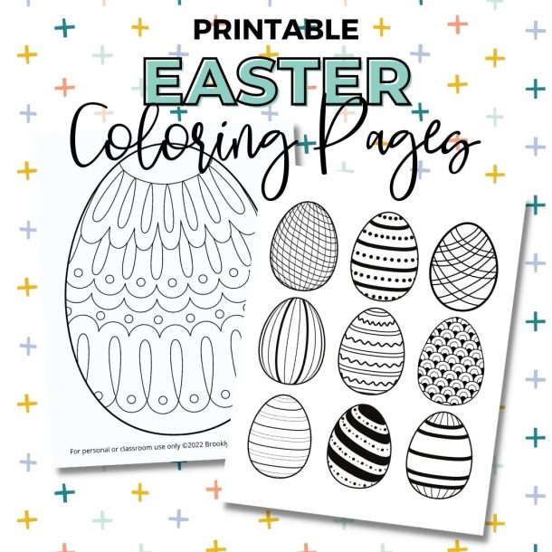 FREE EASTER COLORING PAGES PRINTABLES - Brooklyn Berry Designs