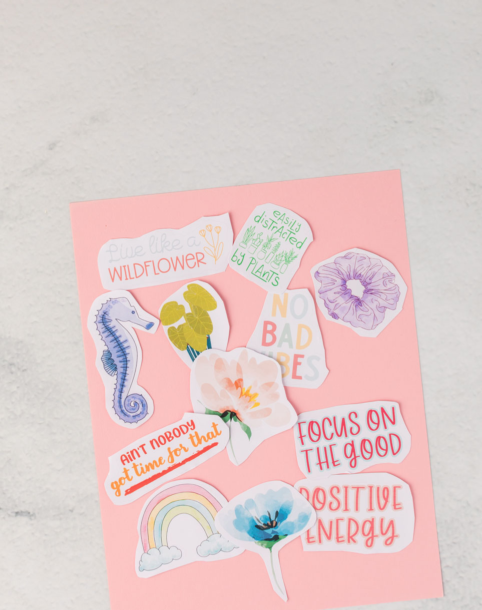 Print Then Cut Stickers With Cricut - Brooklyn Berry Designs