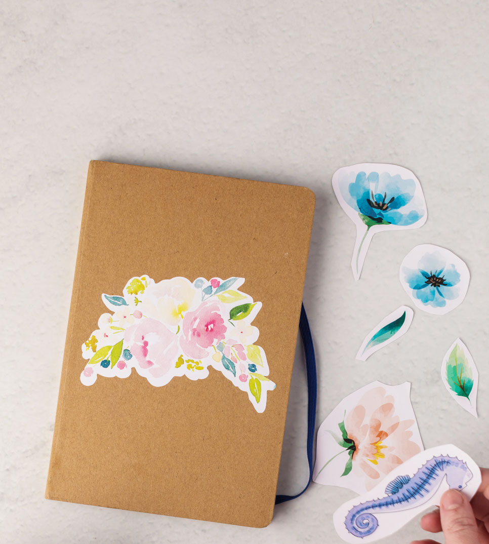 How to make stickers with your Cricut - Print then Cut feature