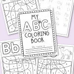 alphabet coloring book