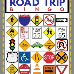 road trip bingo game