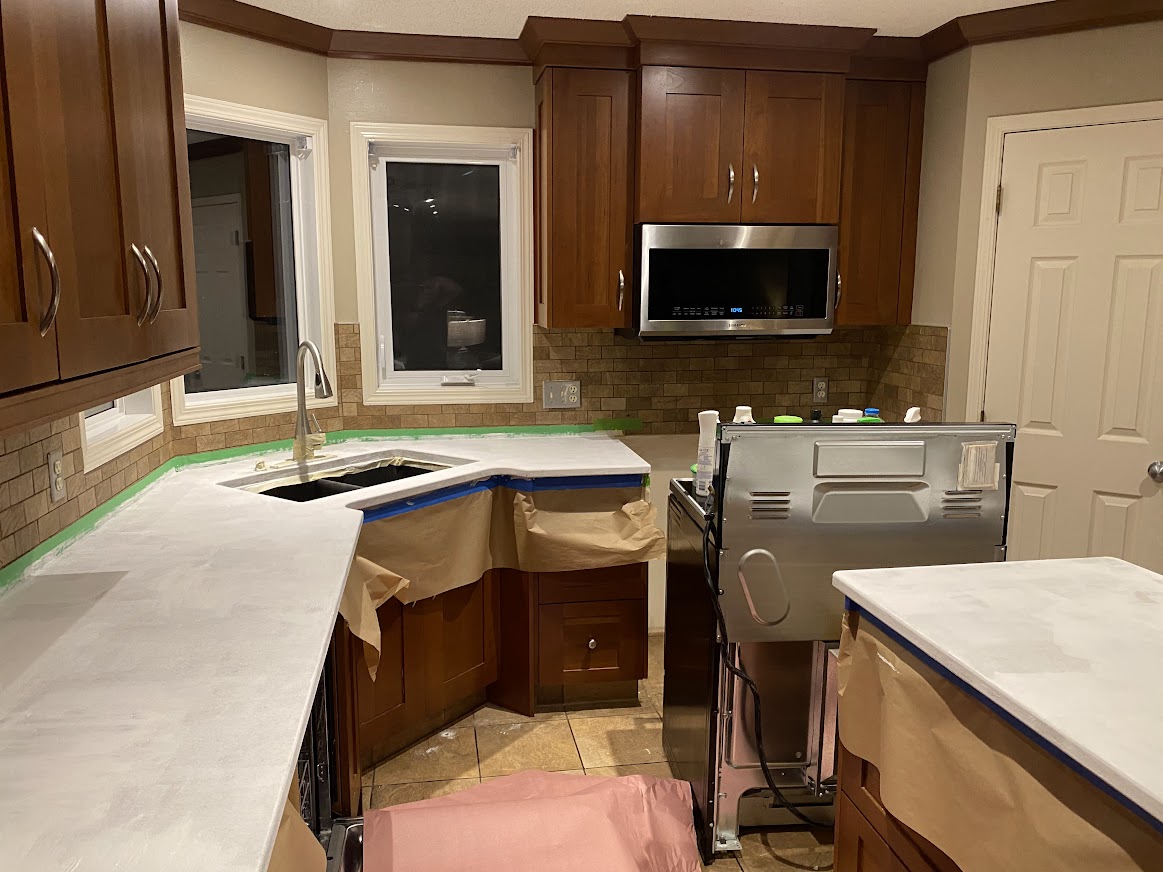 How To Paint Granite Countertops Brooklyn Berry Designs