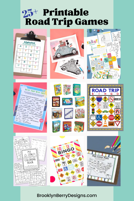 Kids Road Trip Games Printable, Travel Activities, Road Trip Games Bundle,  Kids Travel Games, Kids Car Activities, Family Road Trip Games 