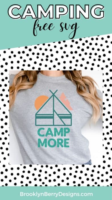 grey sweatshirt with camping designs