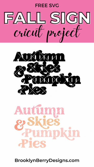 autumn skies fall themed svg file