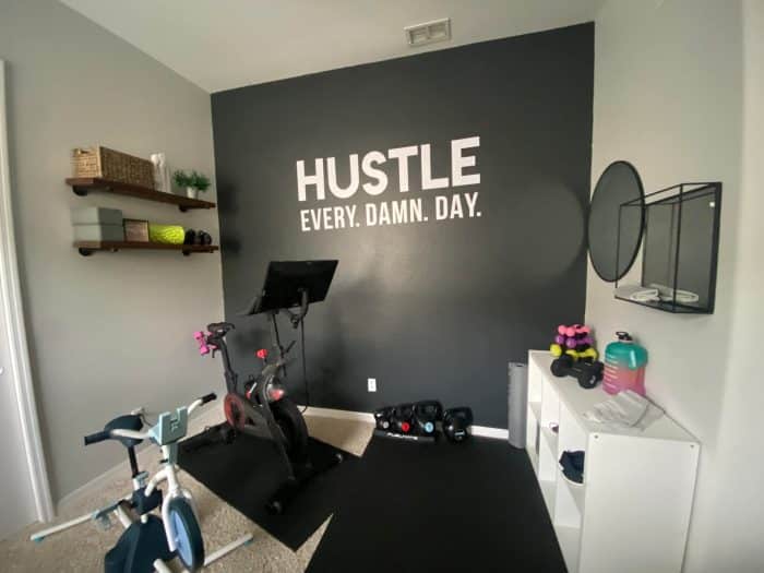 Peloton Room Inspiration / Home Gym Reveal