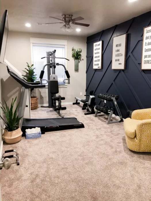 Peloton workout 2025 room ideas