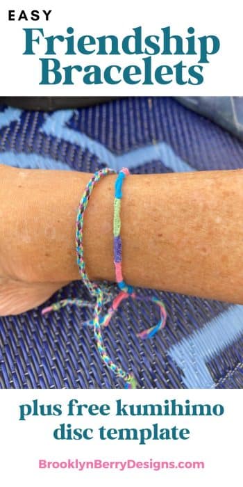 Easy Kumihimo Bracelet Patterns - Brooklyn Berry Designs