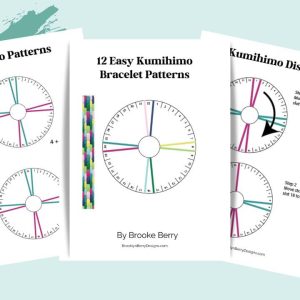 12 Easy Kumihimo Bracelet Patterns - Ebook