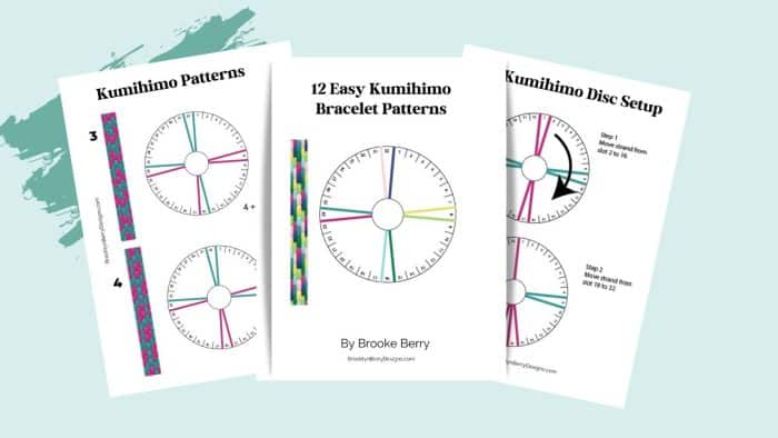 12 Easy Kumihimo Bracelet Patterns - Ebook