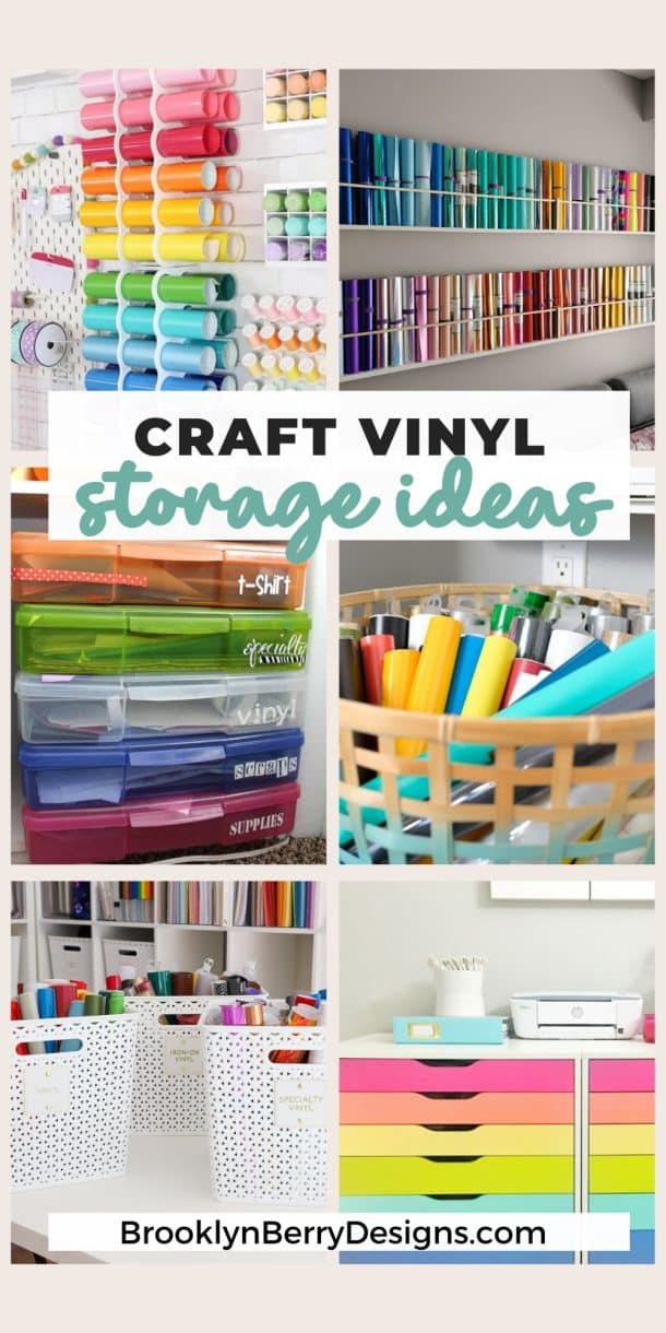 Cricut Vinyl Storage Ideas - Brooklyn Berry Designs