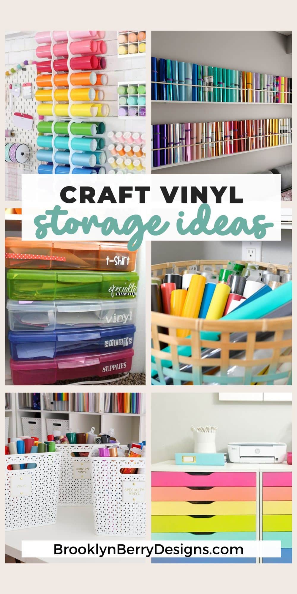 Cricut Storage Solution + Craft Storage Ideas - Dear Creatives