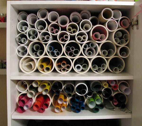 Quick and Simple Vinyl Roll Storage and Organization