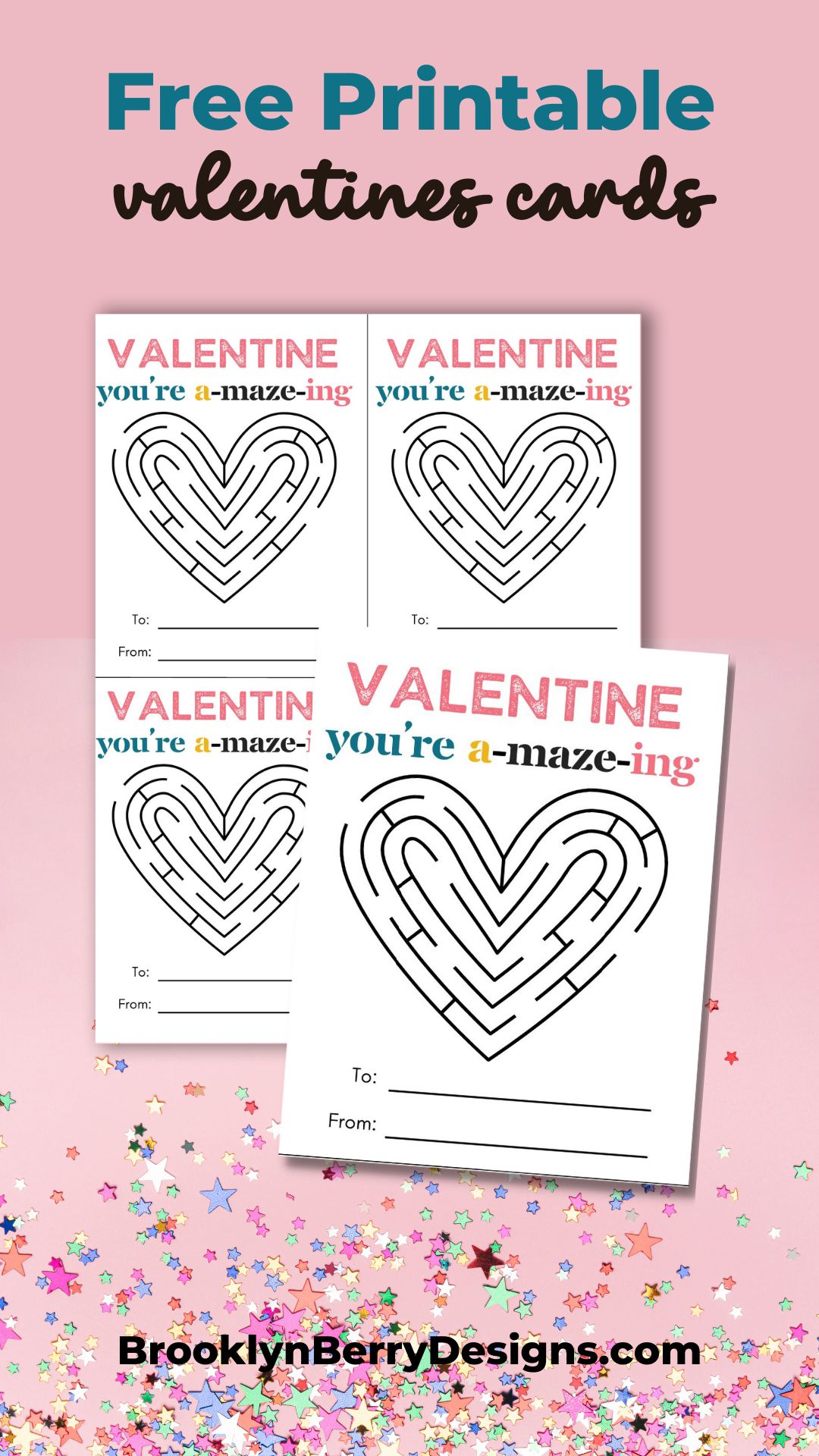 Valentine's Day Maze Collection, Valentine Maze Printable