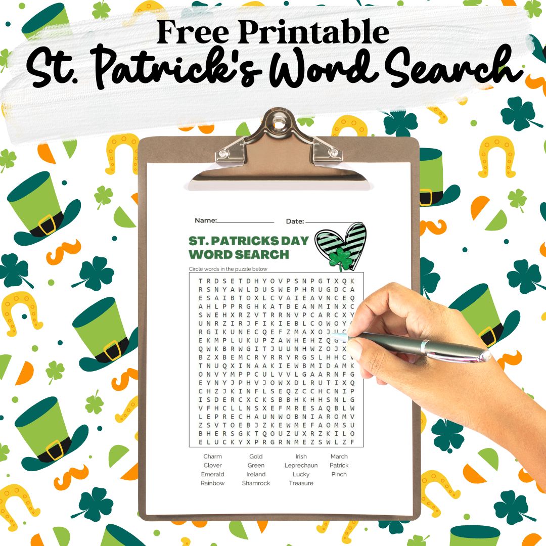 St Patricks Day Word Search