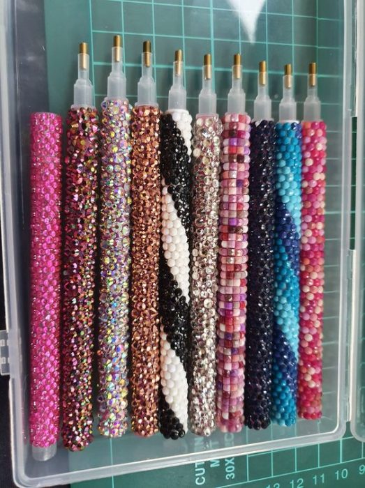 What to do with leftover diamond painting beads - Brooklyn Berry Designs