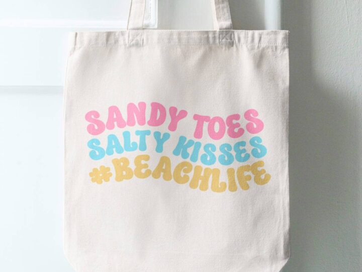 Image for Sandy Toes Salty Kisses Beach Life Free SVG File
