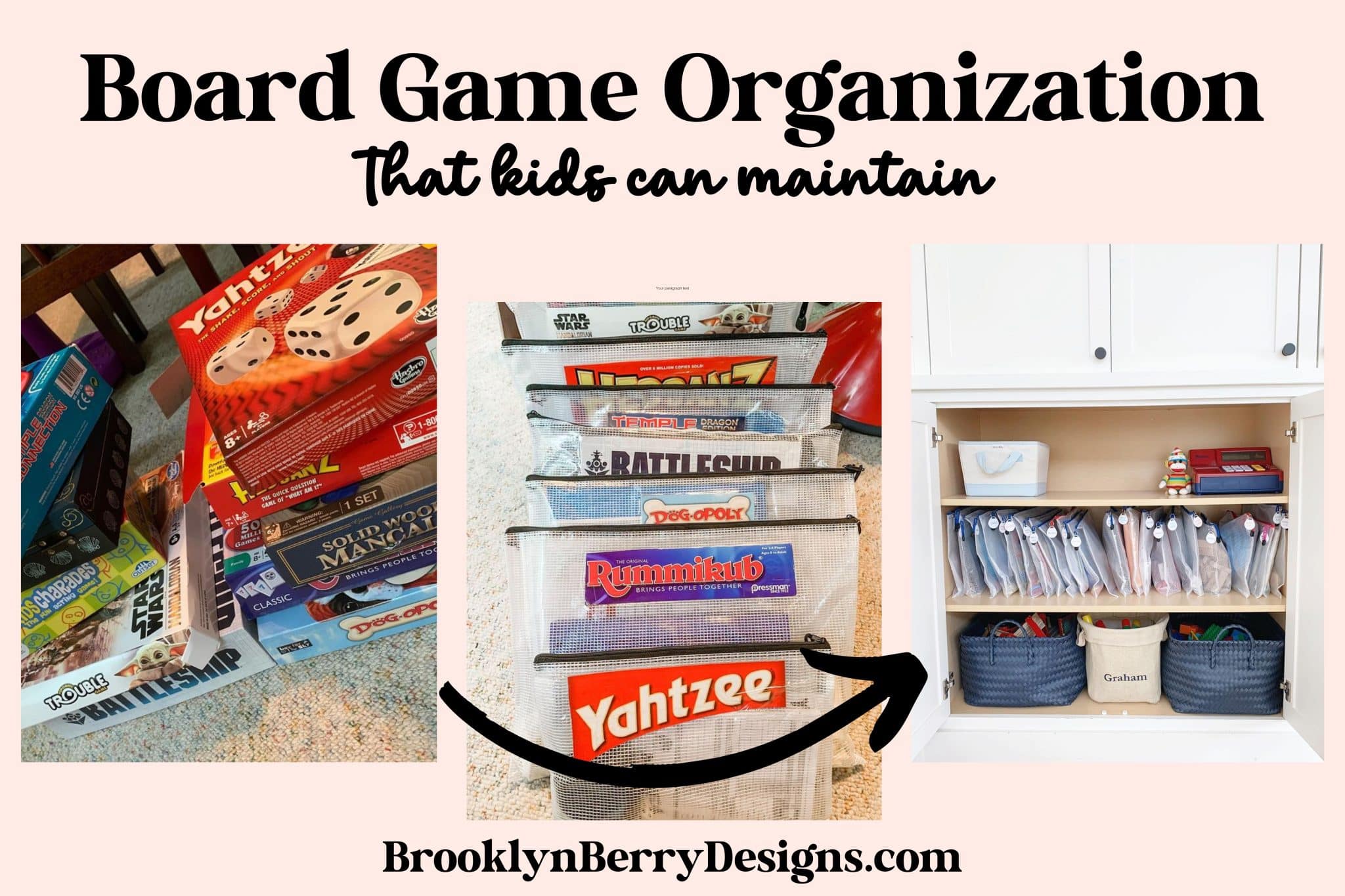 DIY Board Game Storage Unit - Home Made by Carmona
