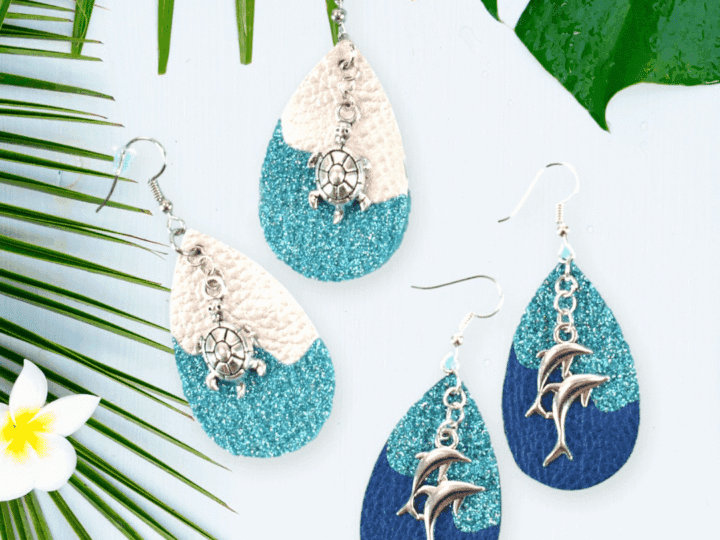 Image for Faux Leather Earrings With Cricut