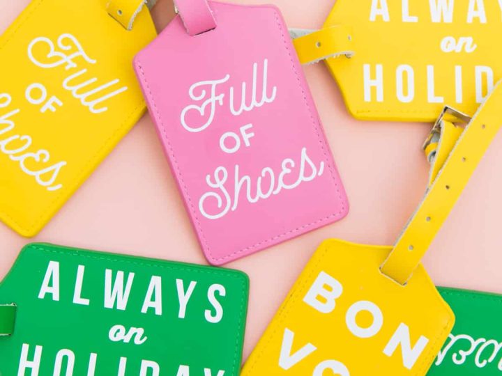 Image for DIY Typographic Luggage Tags