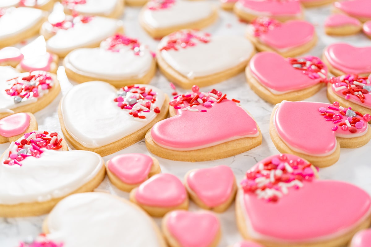 Valentines Sugar Cookies With Royal Icing Brooklyn Berry Designs