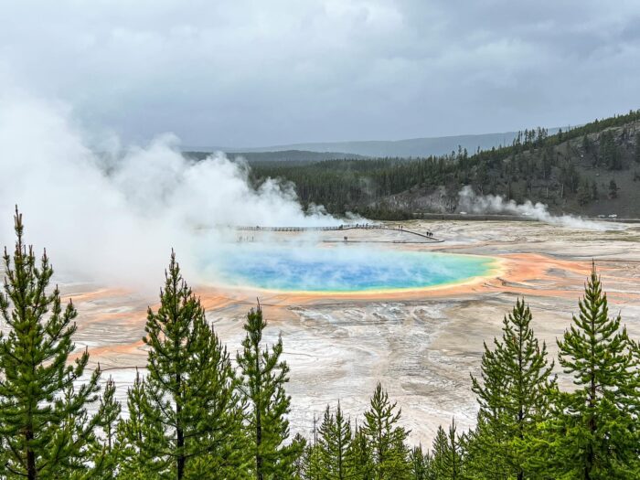 Geyser at Yellowstone National Park